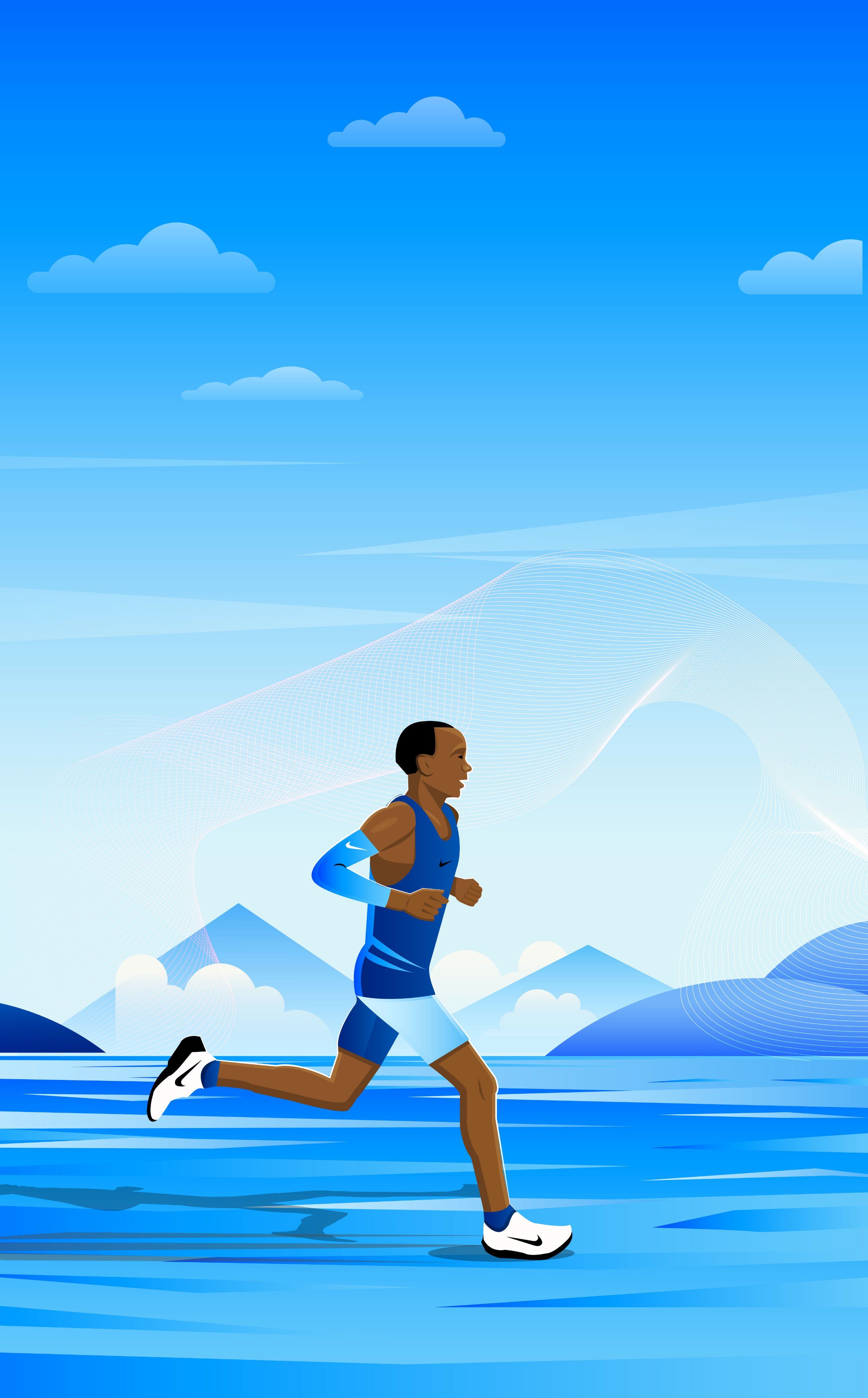 2544x4096 Eliud Kipchoge phone wallpaper