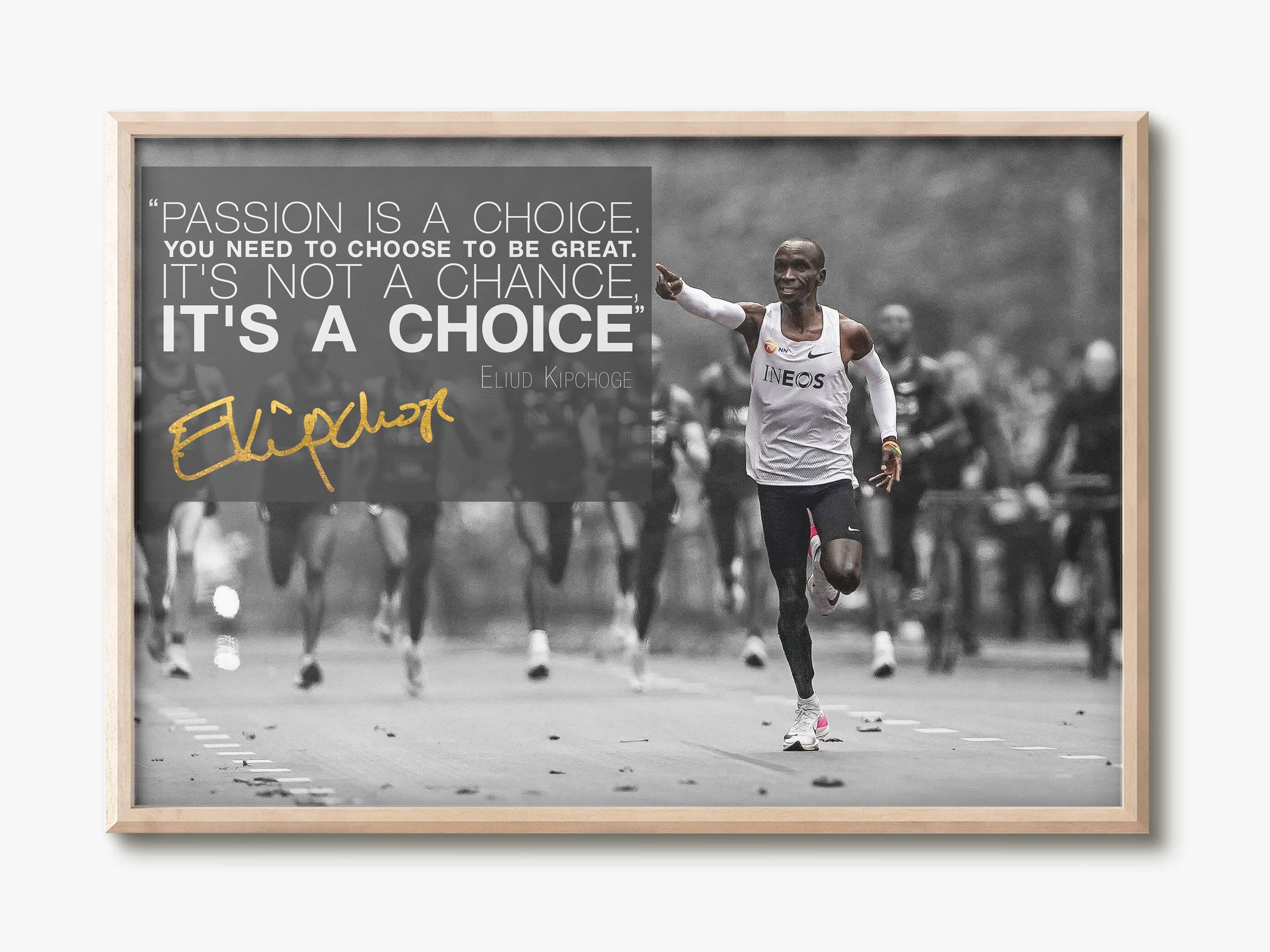 2700x2025 Eliud Kipchoge Quote Photo Print Poster
