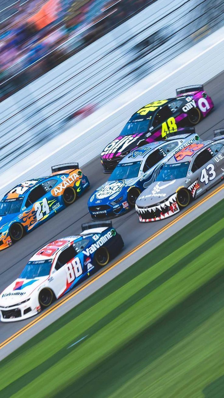 736x1308 NASCAR Wallpaper. Race car driving, Nascar cars, Nascar race cars