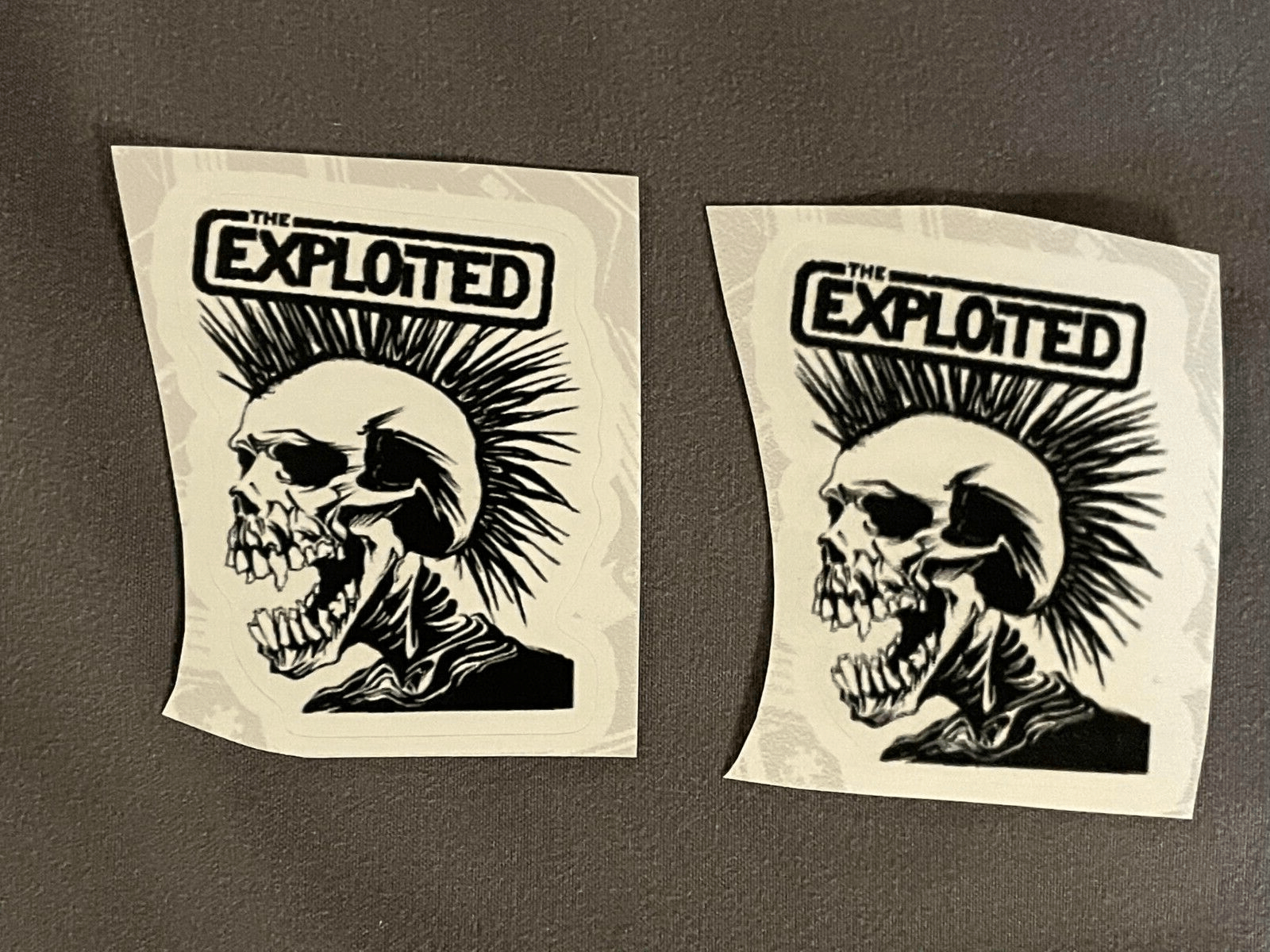 1600x1200 Lot Of (2) THE EXPLOITED 1 1 2&; X 2 1 4&; Band Stickers FAST! FREE SHIP!