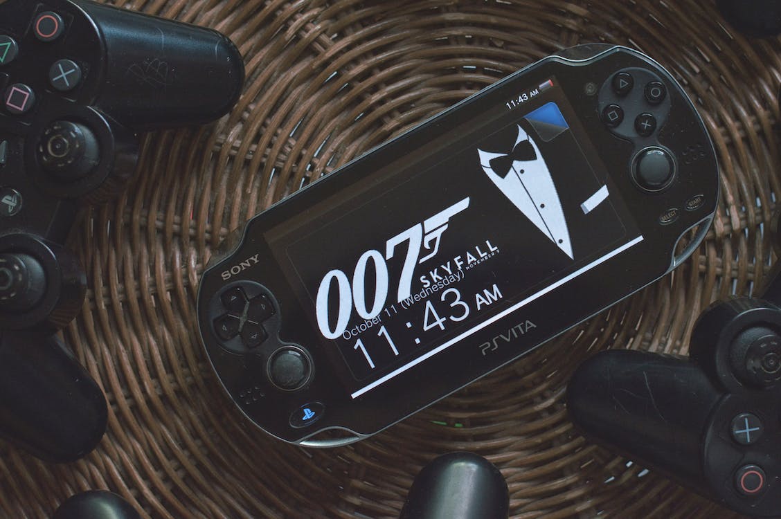 1128x750 Black Psvita With 007 Skyfall Wallpaper · Free