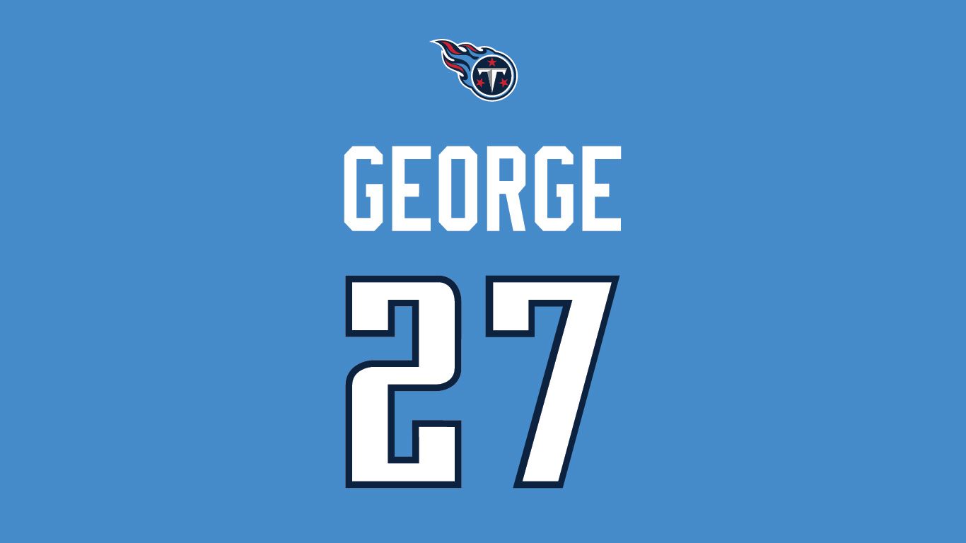 1366x768 Tennessee Titans Steve McNair and Eddie George Wallpaper