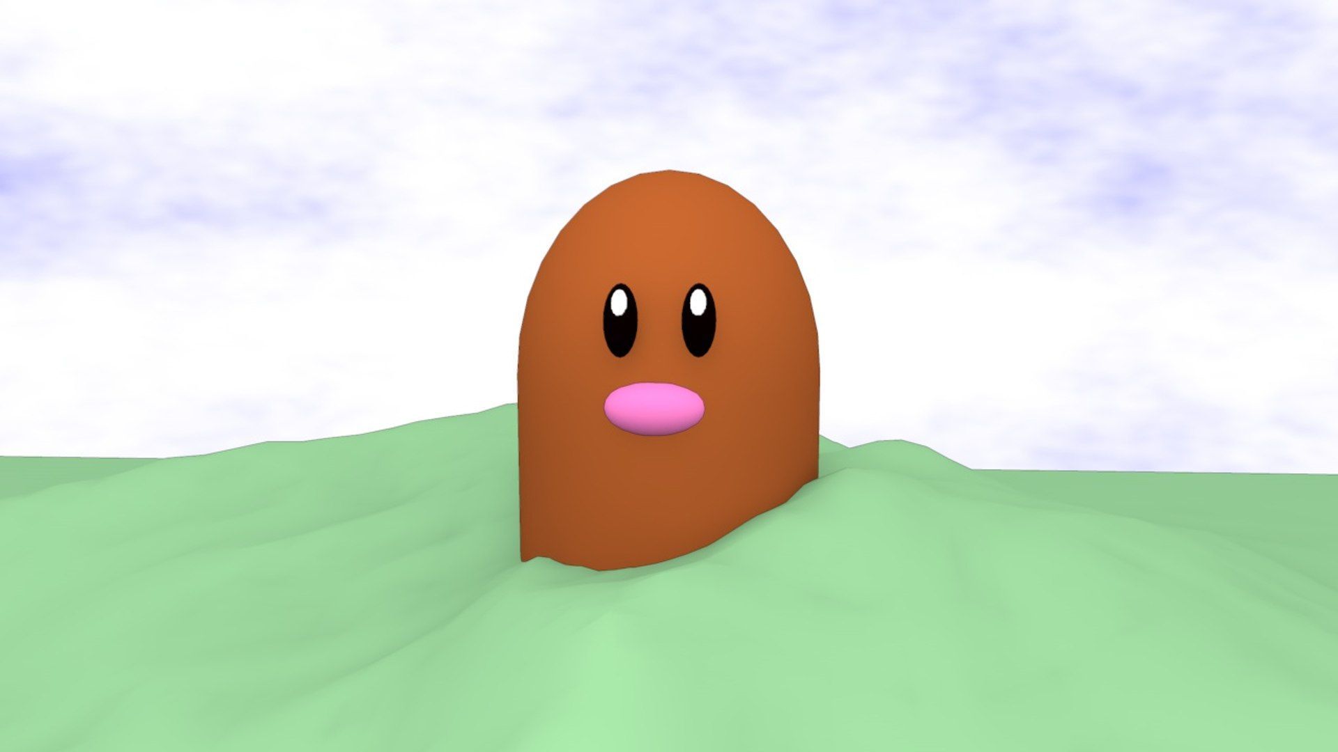 1920x1080 diglett 3D model