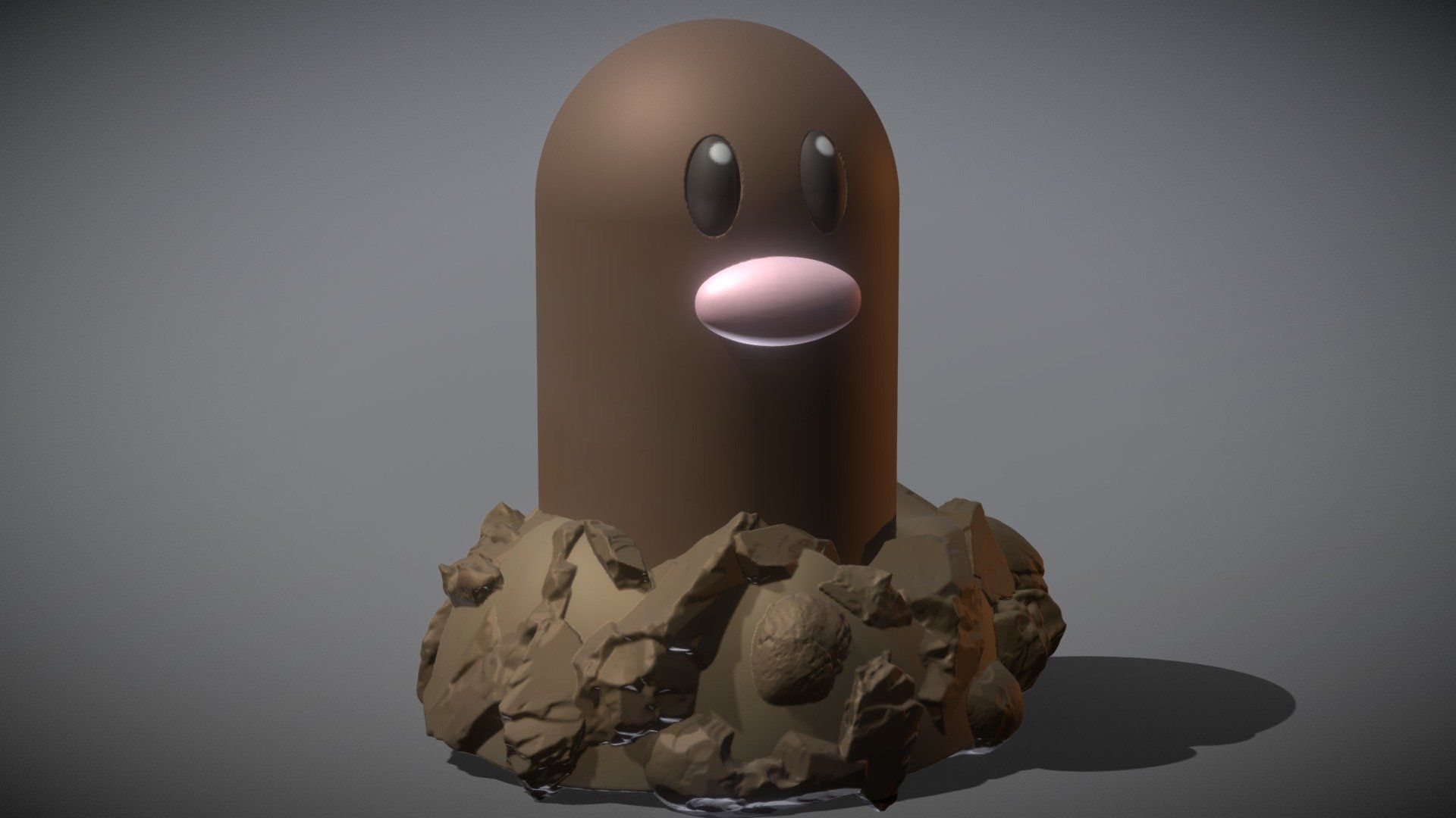 1920x1080 Diglett Pokemon Free 3D model by urbanmasque [89b79d9]