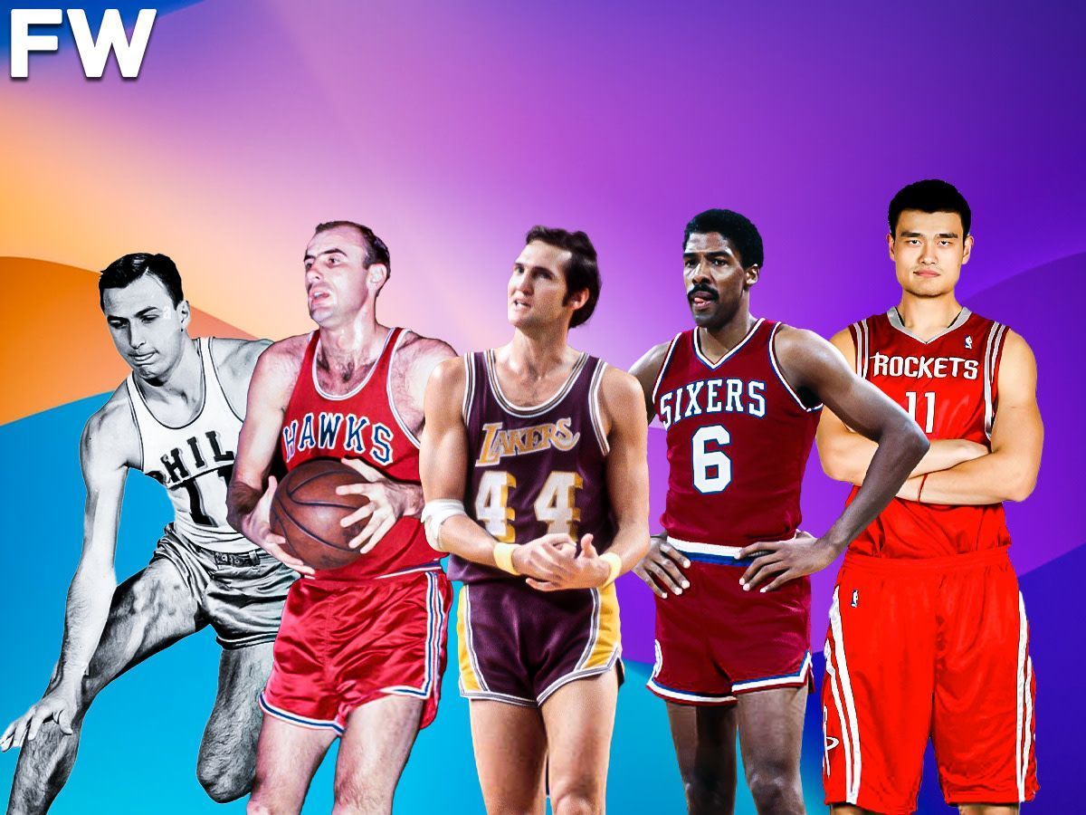 1200x900 Only 5 Players In NBA History Have Been All Stars Every Single Season They Played: Jerry West, Julius Erving, Yao Ming, Paul Arizin, And Bob Pettit