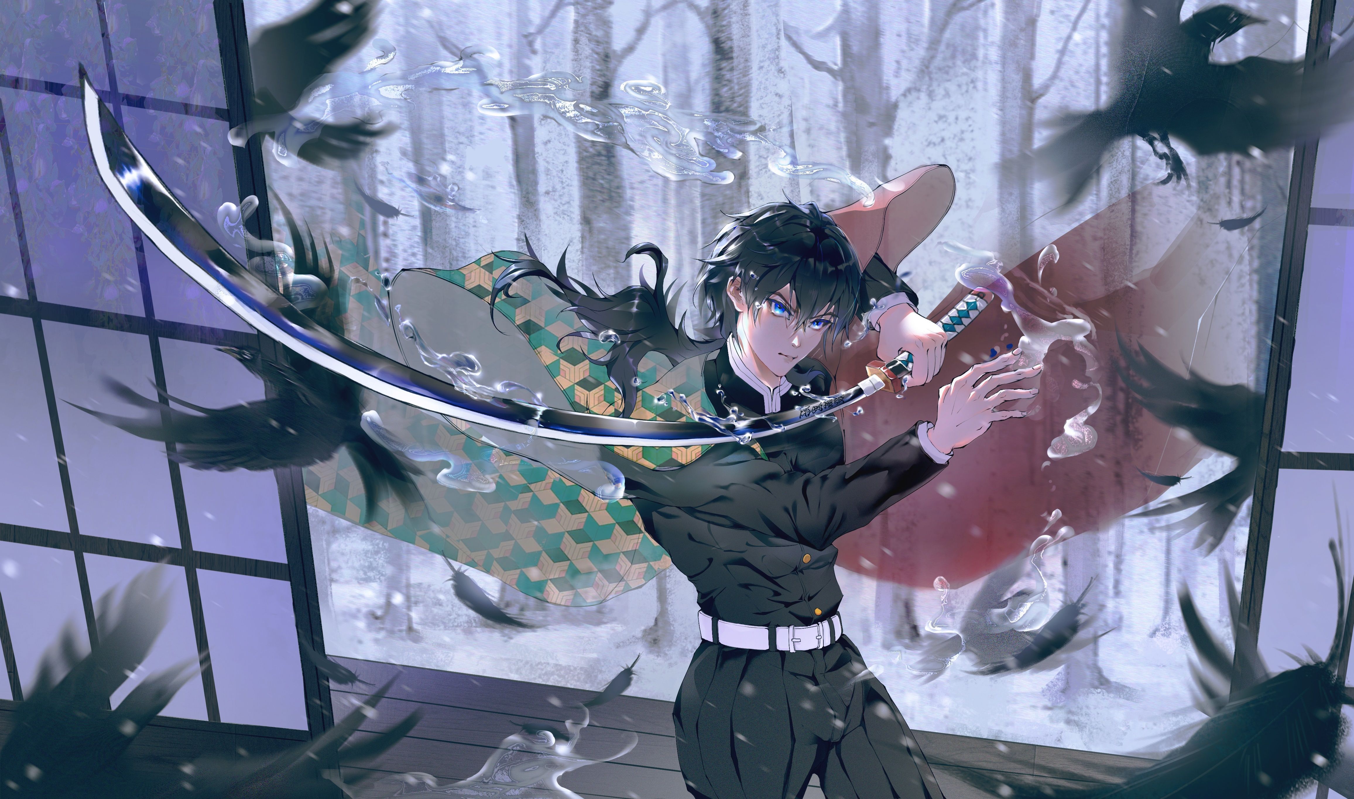 4626x2730 Demon Slayer: Kimetsu No Yaiba 4K, Giyuu Tomioka, HD Wallpaper