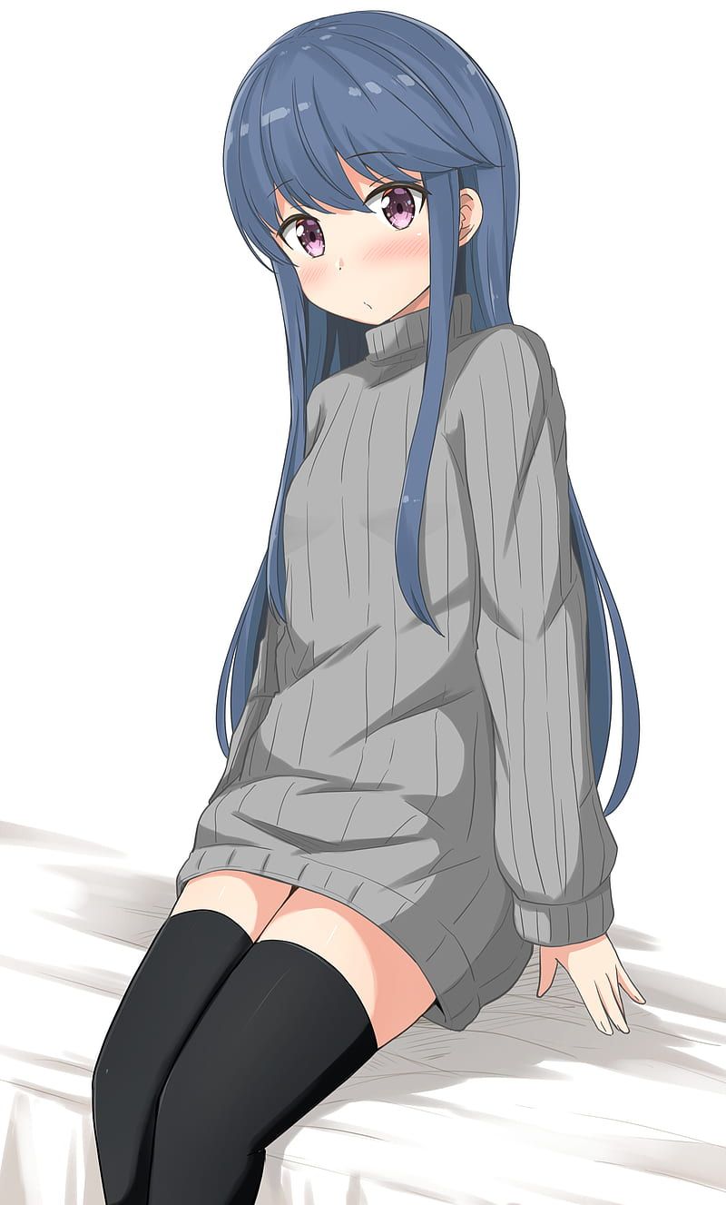 800x1327 Yuru Camp, anime girls, Rin Shima, 2D, winter, anime girls eating, ramen, embarrassed, HD phone wallpaper