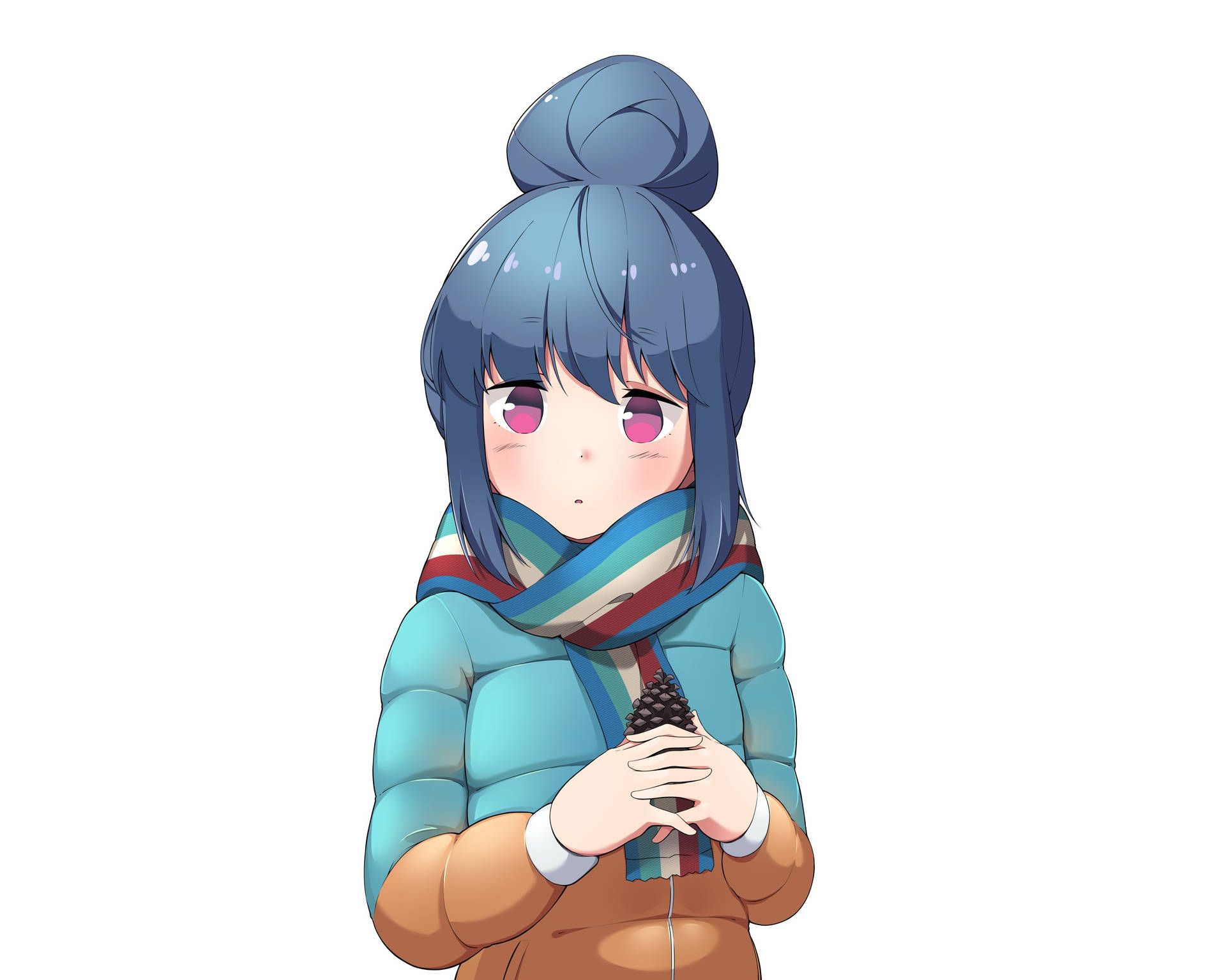 1920x1536 Download Laid Back Camp Rin Shima Art Wallpaper