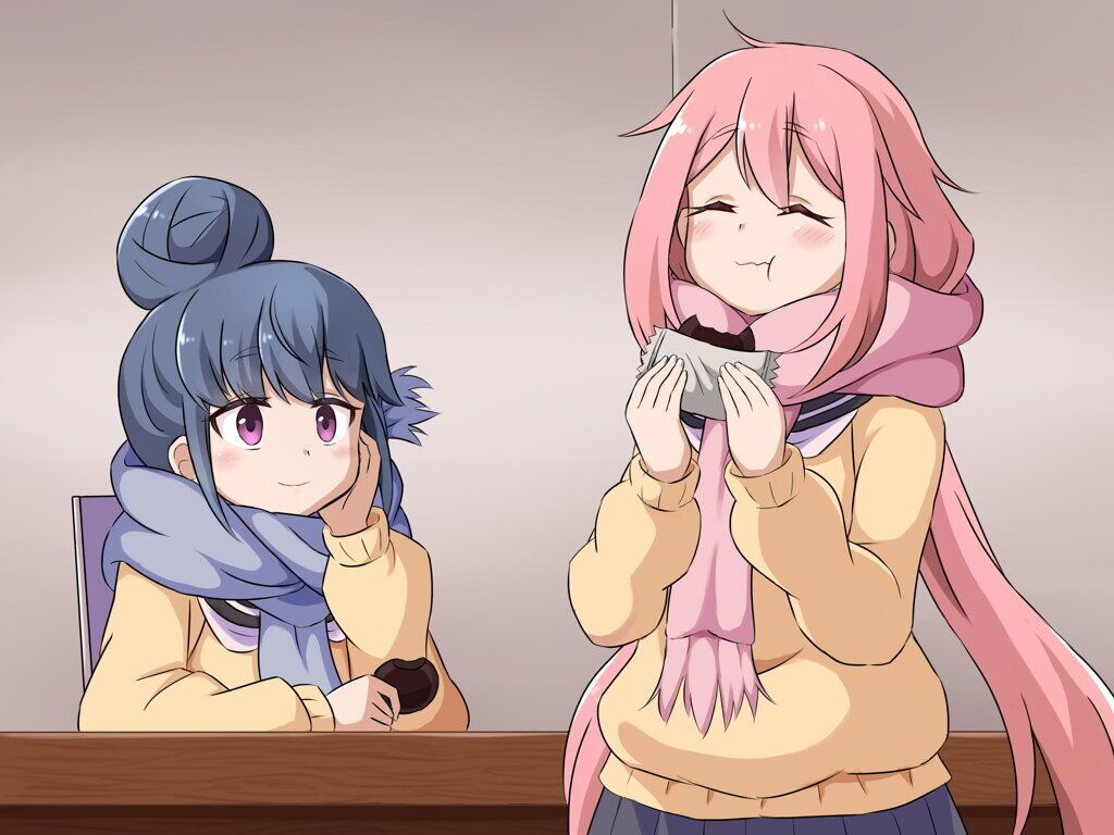 1024x768 V7465 Yuru Camp Rin Shima Nadeshiko Kagamihara Anime Manga WALL POSTER PRINT