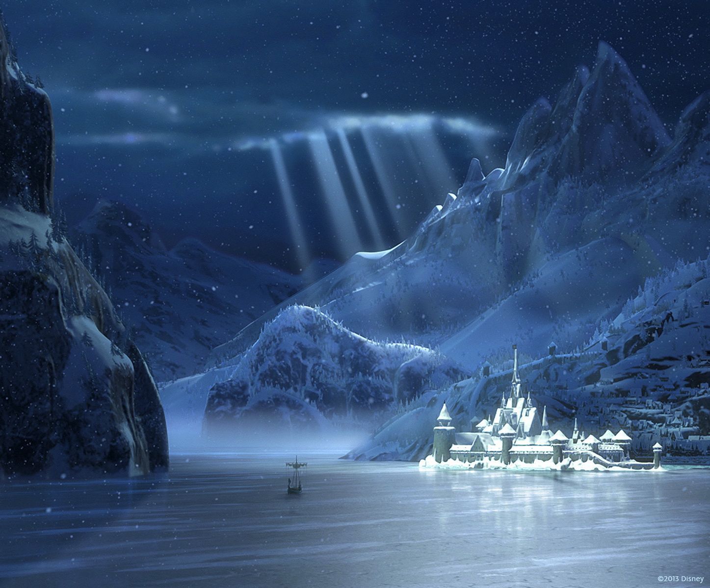 1447x1200 Frozen Wallpaper frozen ice palace Sport Stickers