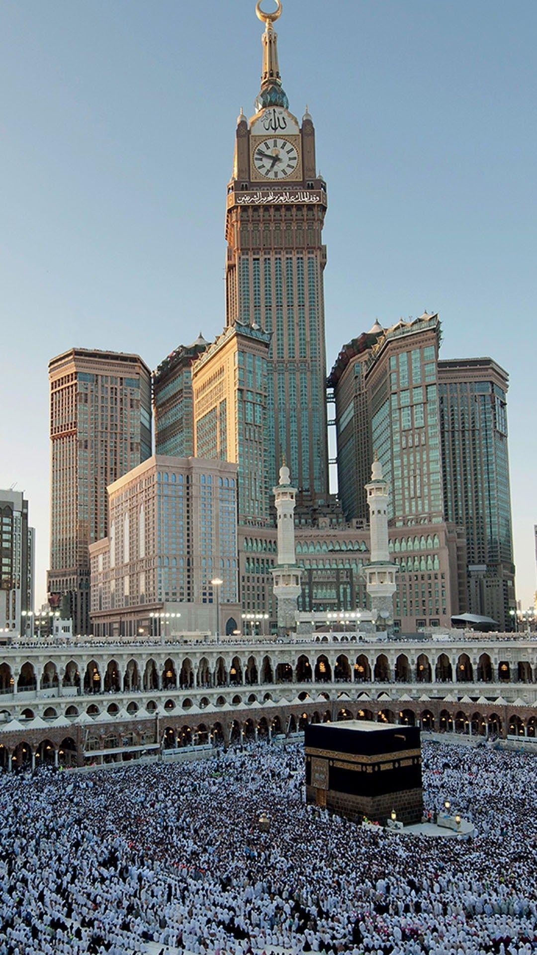 1080x1920 Download Makkah Clock Royal Tower 1080 x 1920 Wallpaper