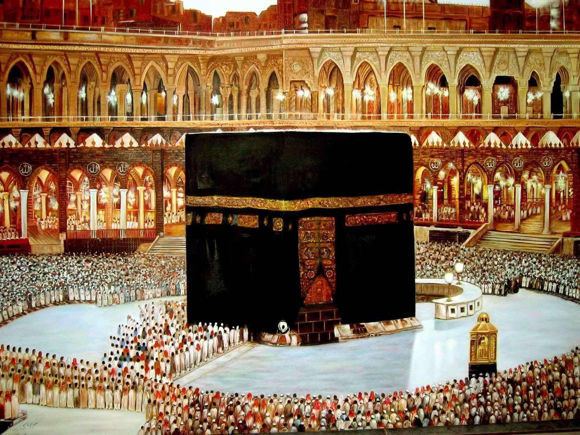 1900x1425 Wallpaper Spiritual God Religious Devotional Islamic Muslim Mecca
