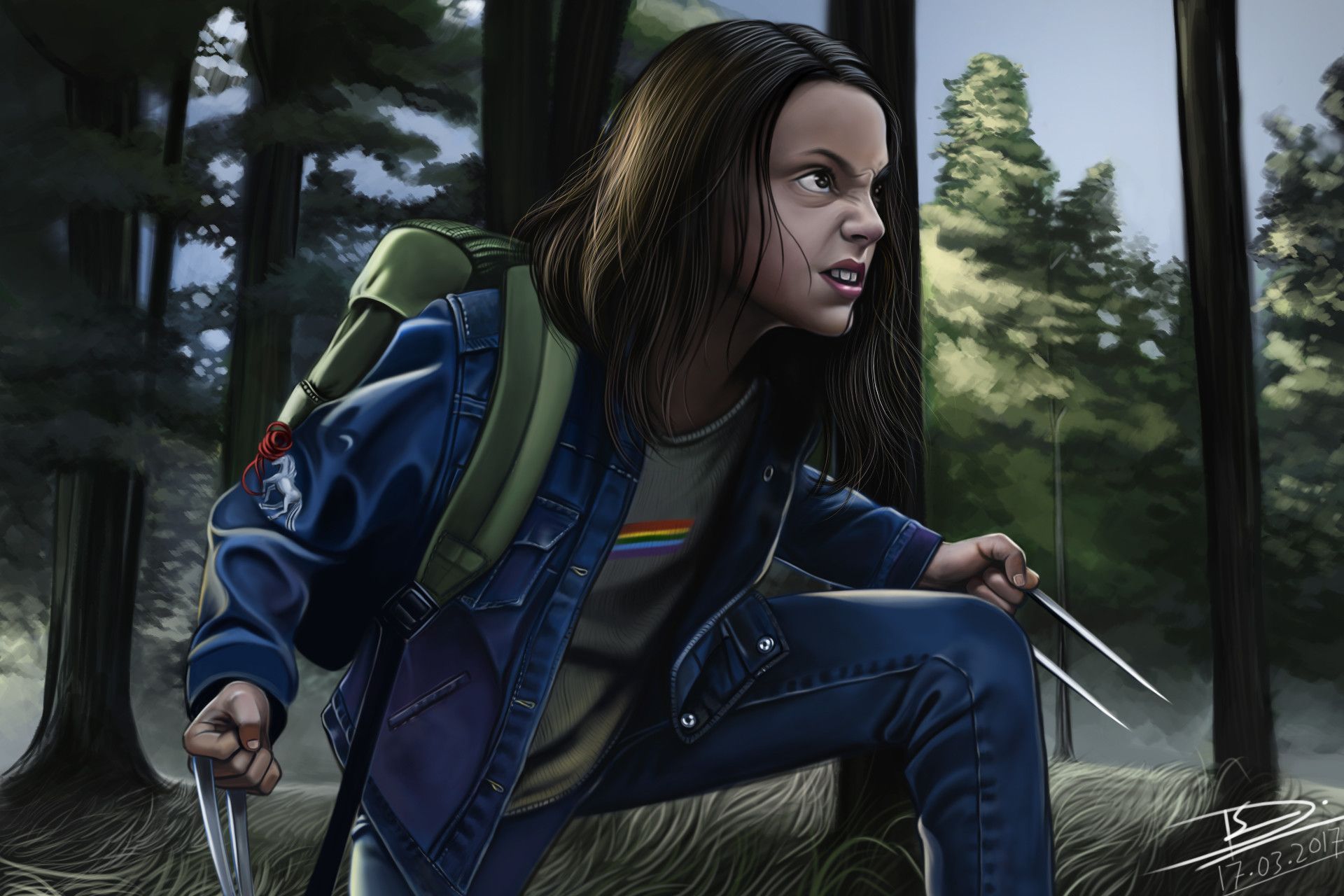 1920x1280 Wolverine princess Dafne keen