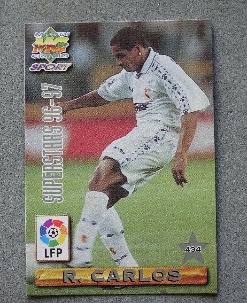 956x1173 Roberto Carlos Clarence Seedorf Mundicromo Superstars 96 97 La Liga Real Madrid