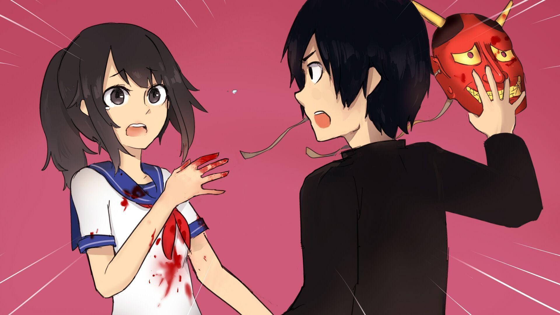 1920x1080 Download Unmasking Ayano Aishi Yandere Simulator Wallpaper