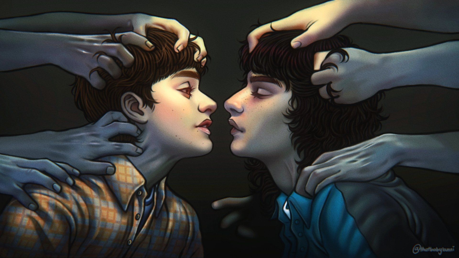 1920x1080 Clown Rabbit on X: Romeo and Juliet but make it ✨GAY✨ Byler in season 5 or I'm gonna riot / X