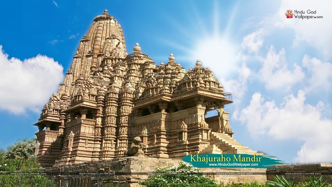 1366x768 Khajuraho Wallpaper
