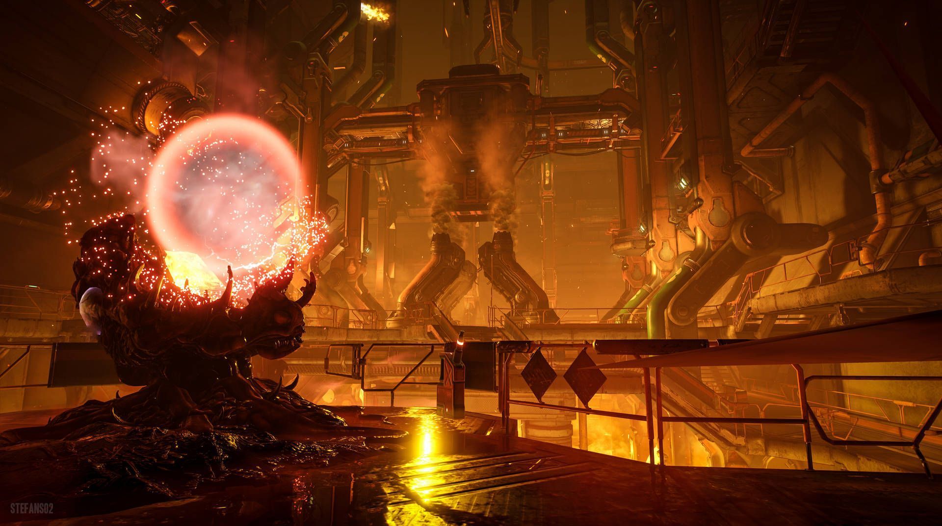 1920x1073 Download Laboratory Of Doom 4k Wallpaper