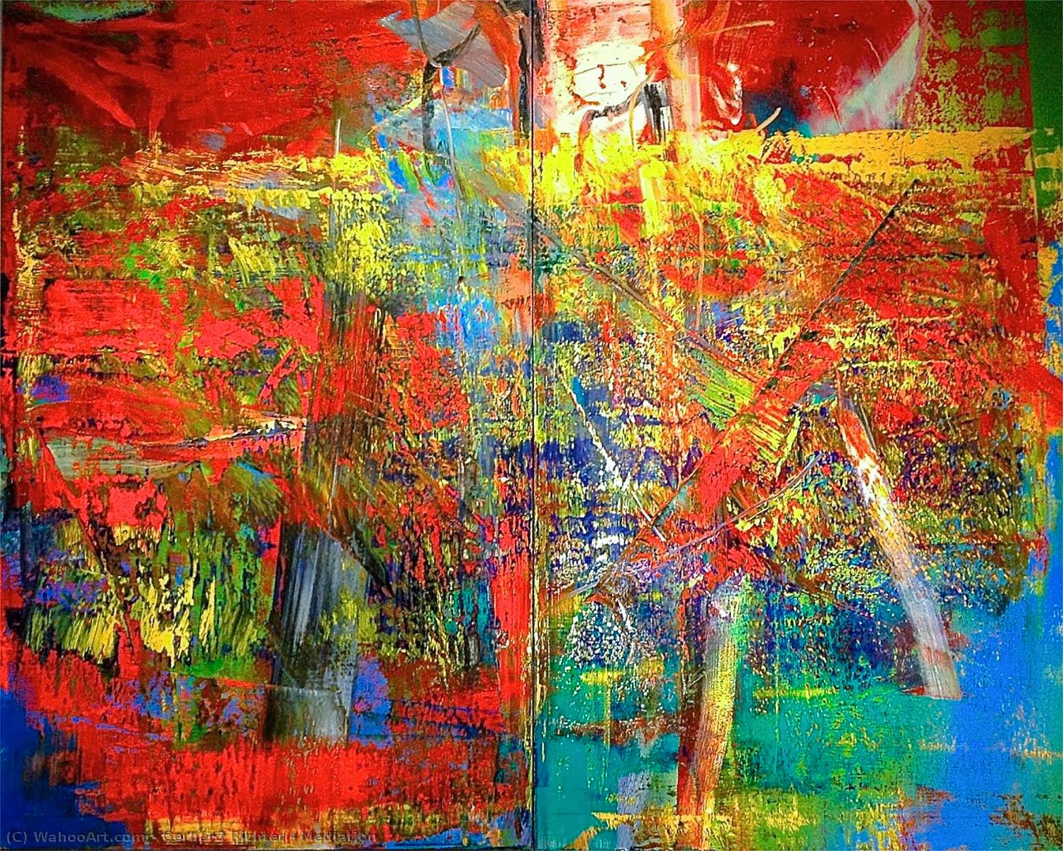 1499x1200 Artwork Replica Pop Art Mediation by Gerhard Richter (Inspired By)