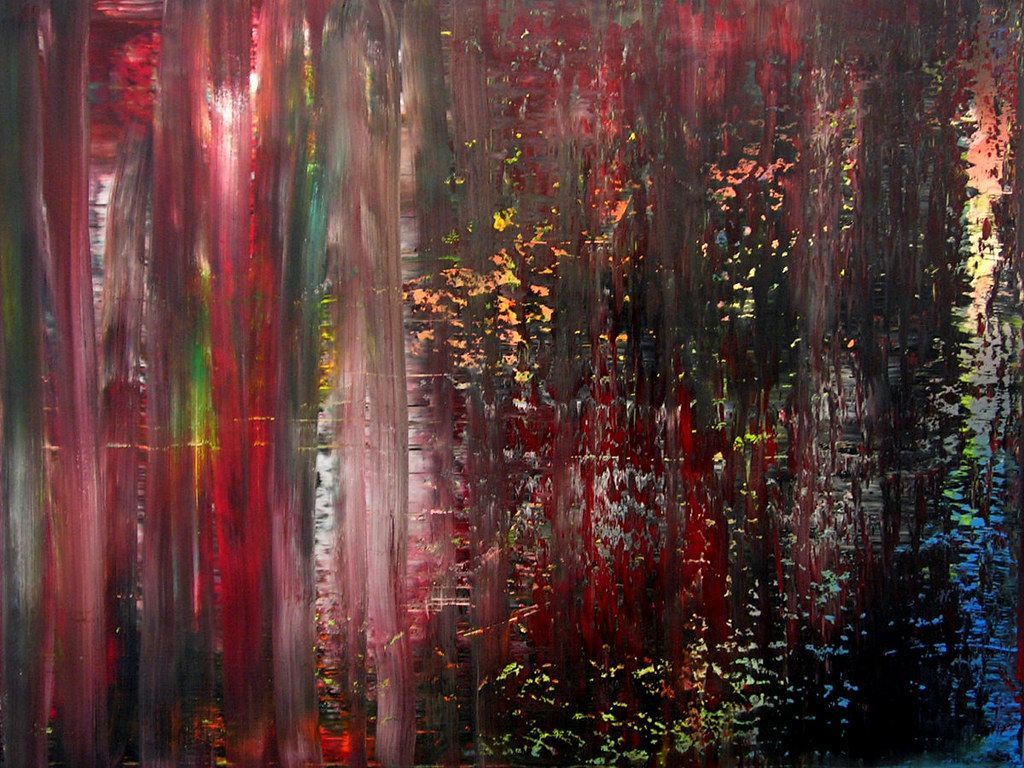 1024x768 Gerhard Richter: Pintura Abstracta 810 2. Sensacional óleo
