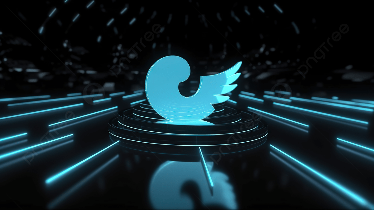 1200x673 Follow Us Background With 3D Rendered Twitter Logo, Twitter Background, 3D Banner, Realistic Background Background Image And Wallpaper for Free Download