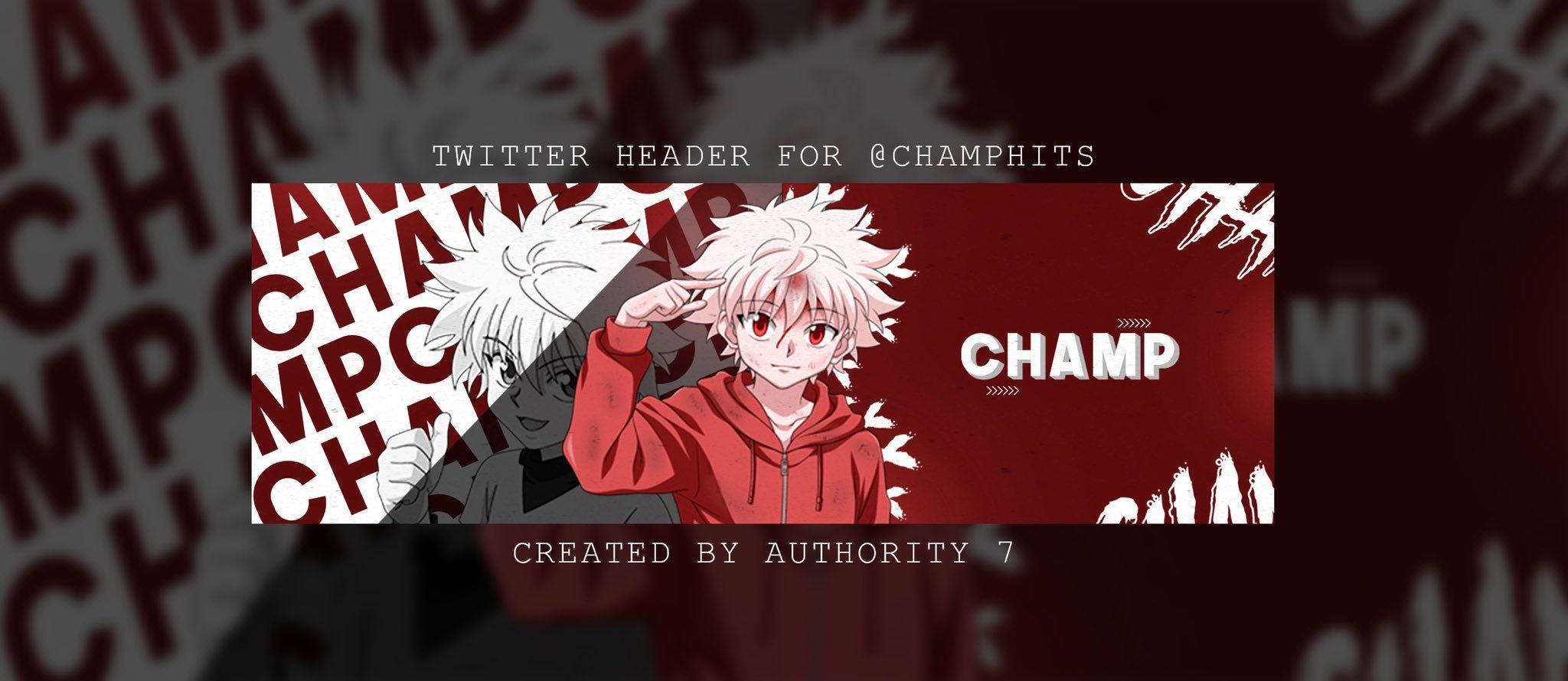 2048x890 Authority on X: Twitter Header For. Killua Zoldyck Themed Anime Header. Like's &amp; RT's Are Appreciated As Always♥️ / X