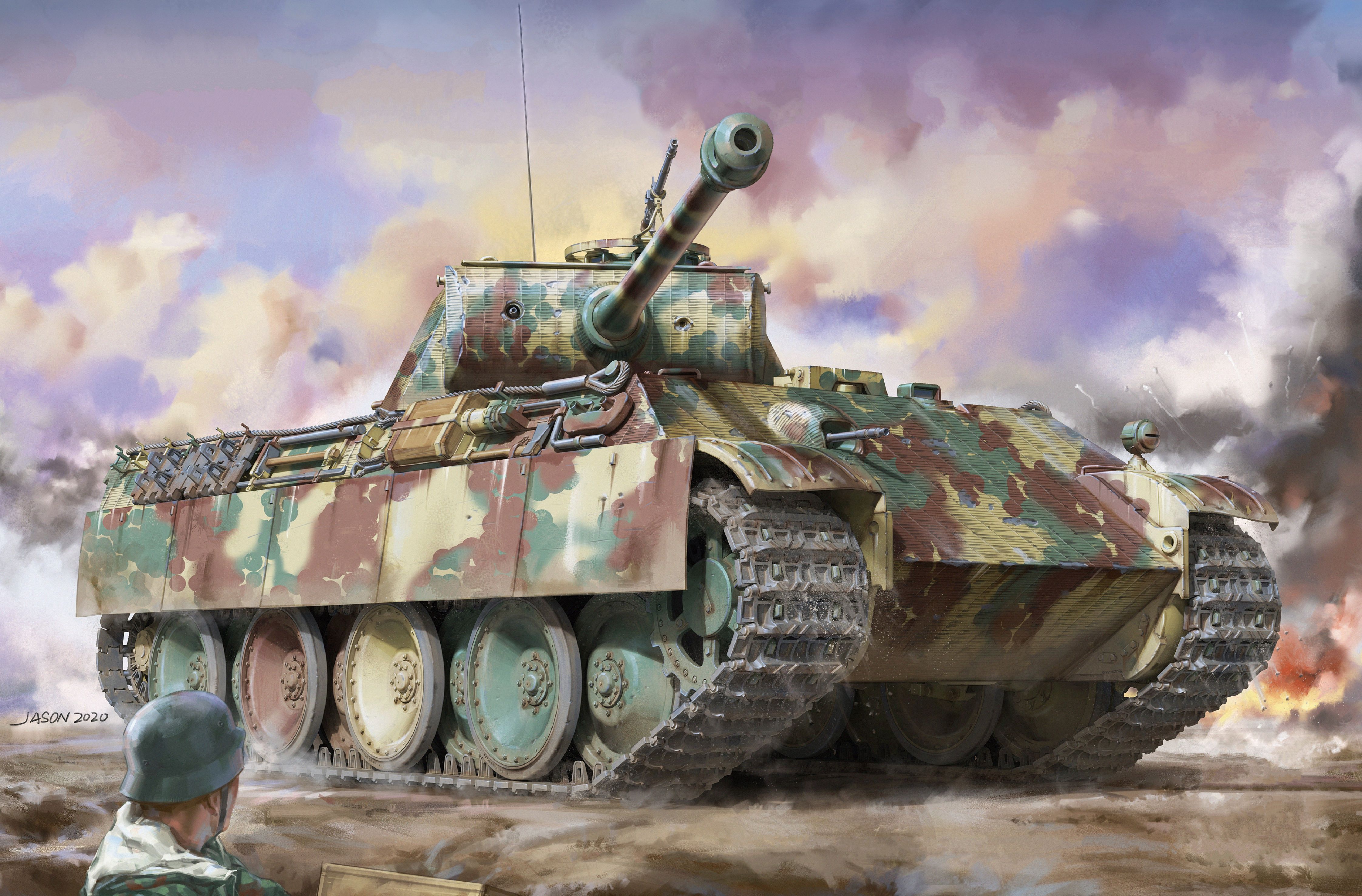 4488x2953 Military Panther Tank 4k Ultra HD Wallpaper