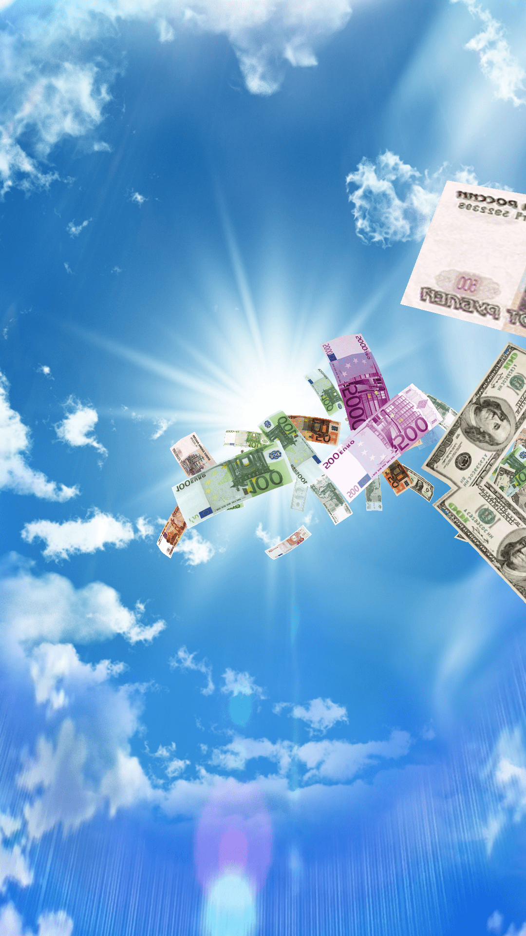 1080x1920 Falling Money 3D Live Wallpaper:Amazon.com:Appstore for Android