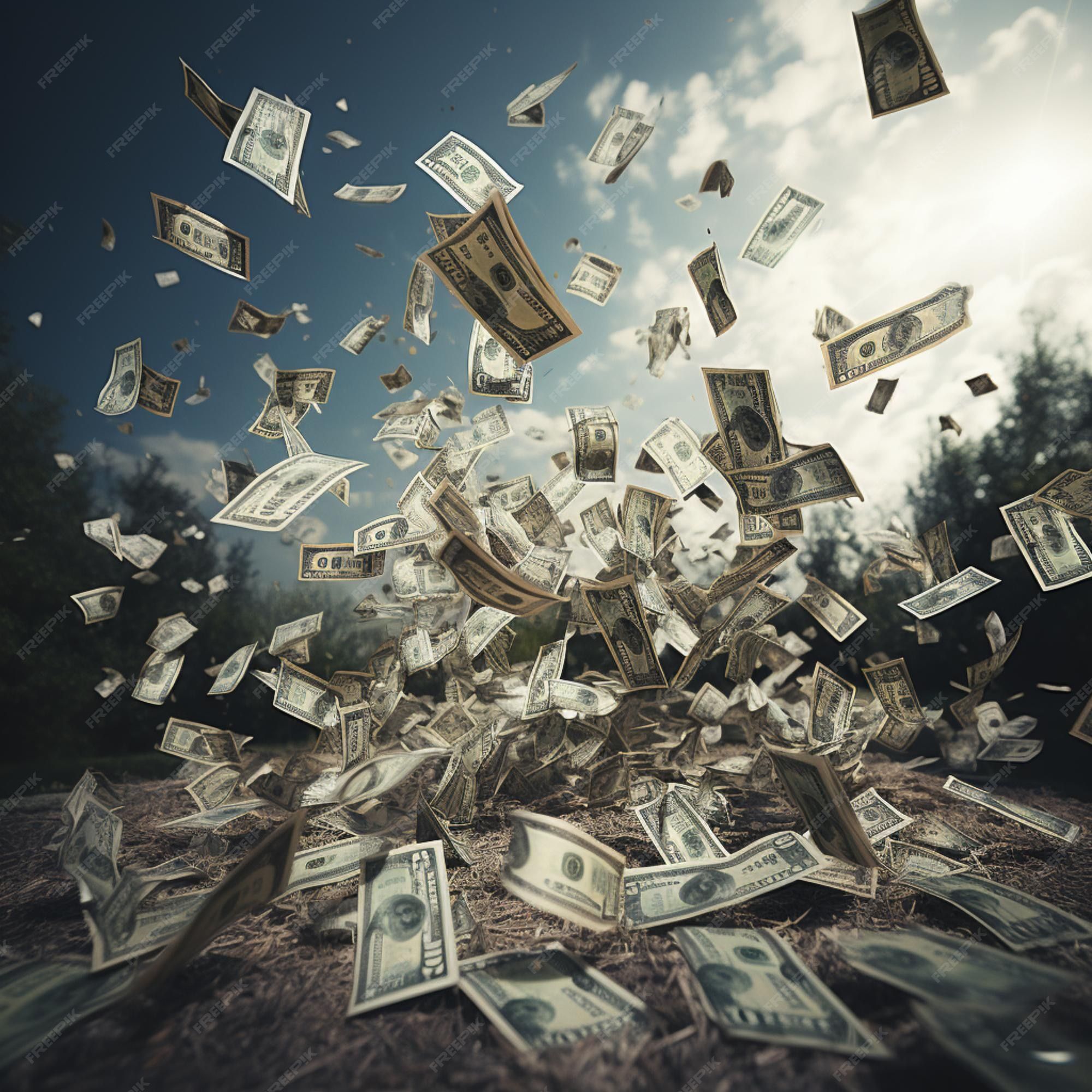2000x2000 Money Fall Image