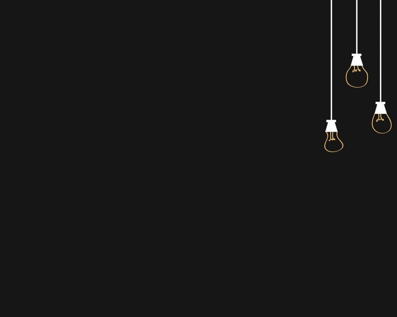 1280x1024 Download Dark Aesthetic Computer Bulbs Background Wallpaper