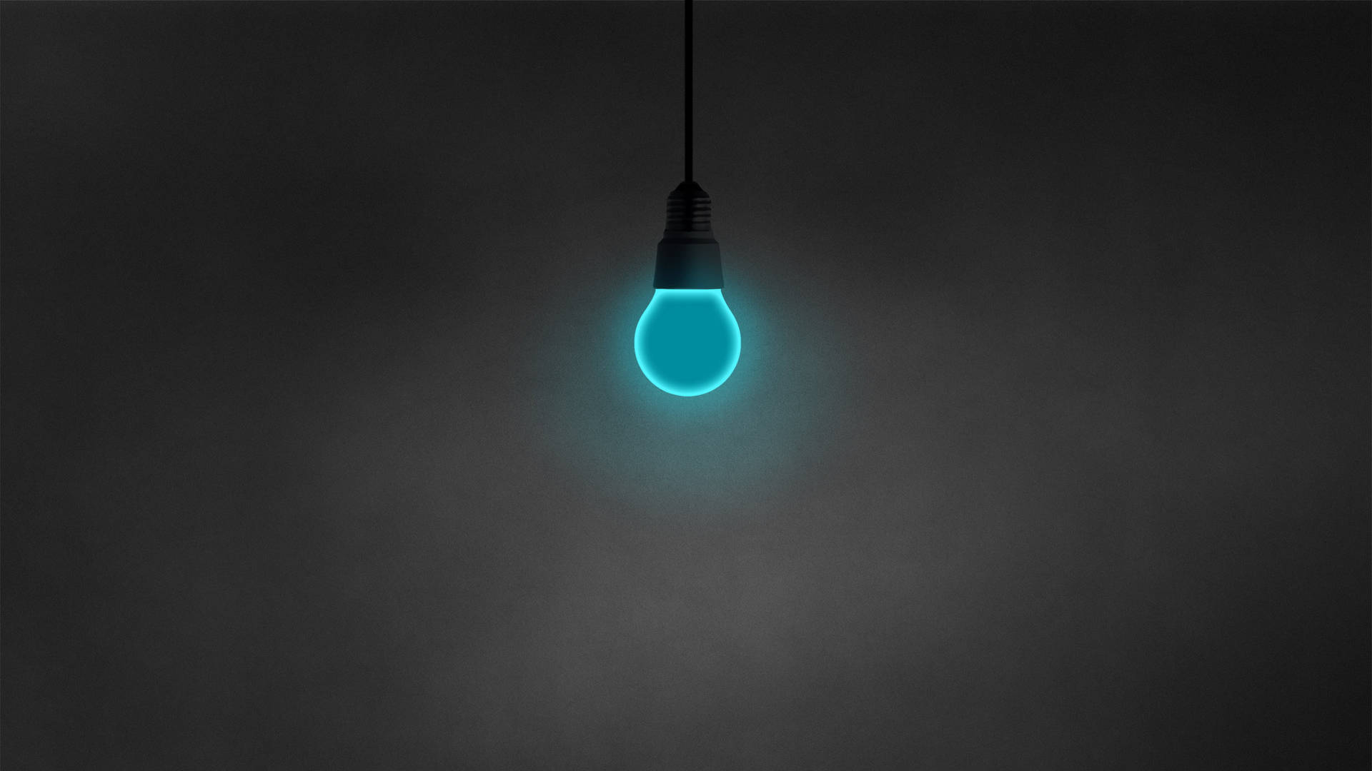1920x1080 Download Blue Electricity Powered Bulb Wallpaper