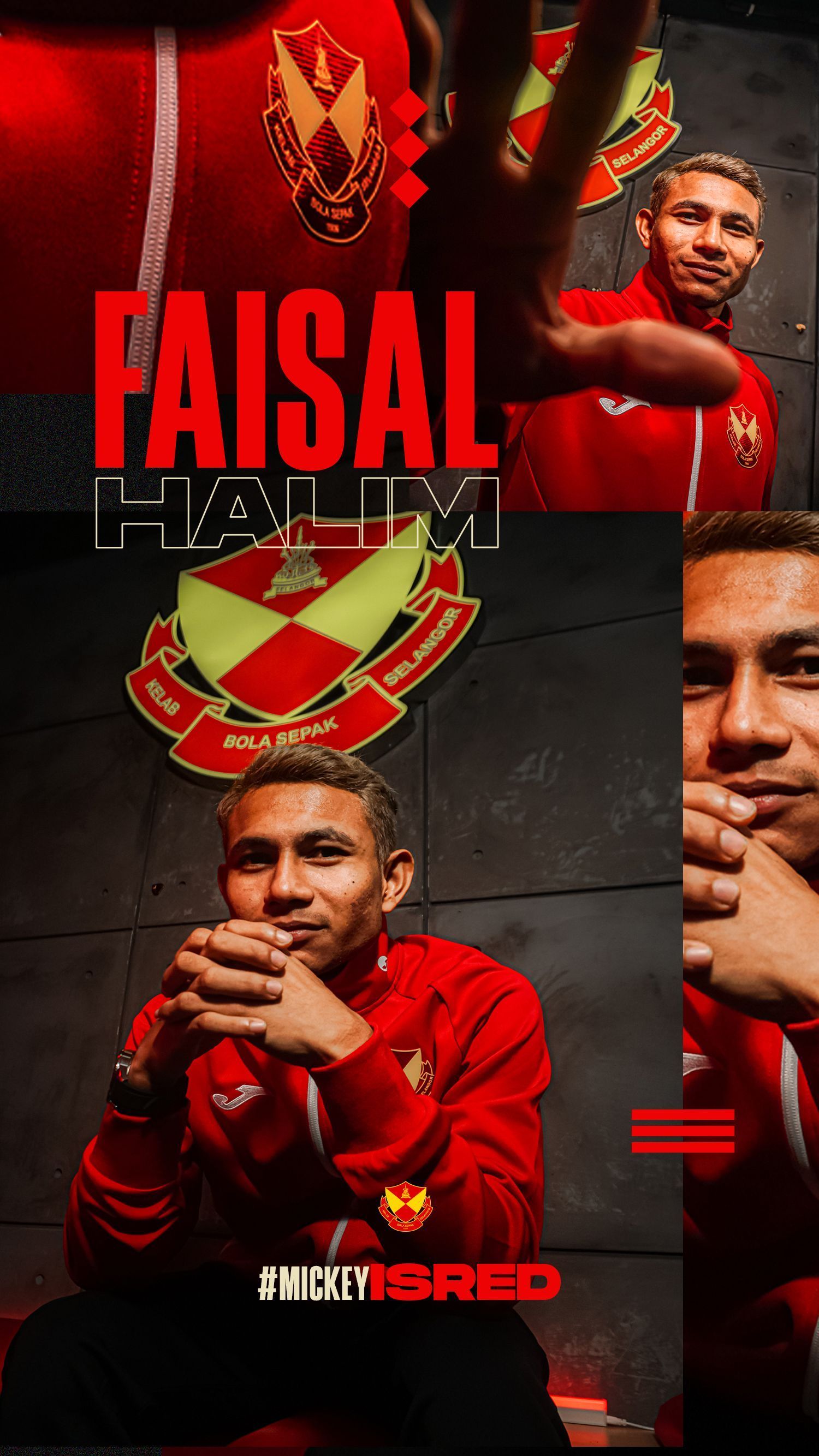1500x2668 Selangor FC on X: Not 1️⃣, but2️⃣ wallpaper of our new signing, Faisal Halim for you! ❤️