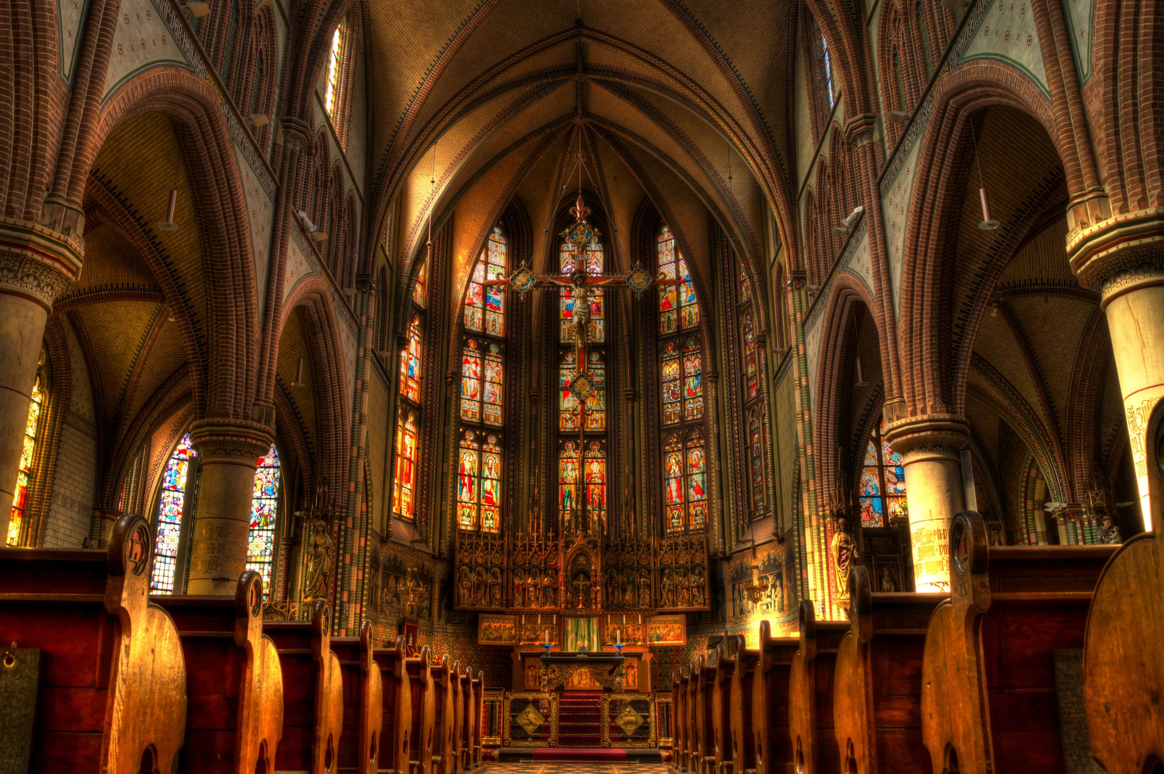3840x2556 cathedral, catholic, christianity, church, dome, groningen