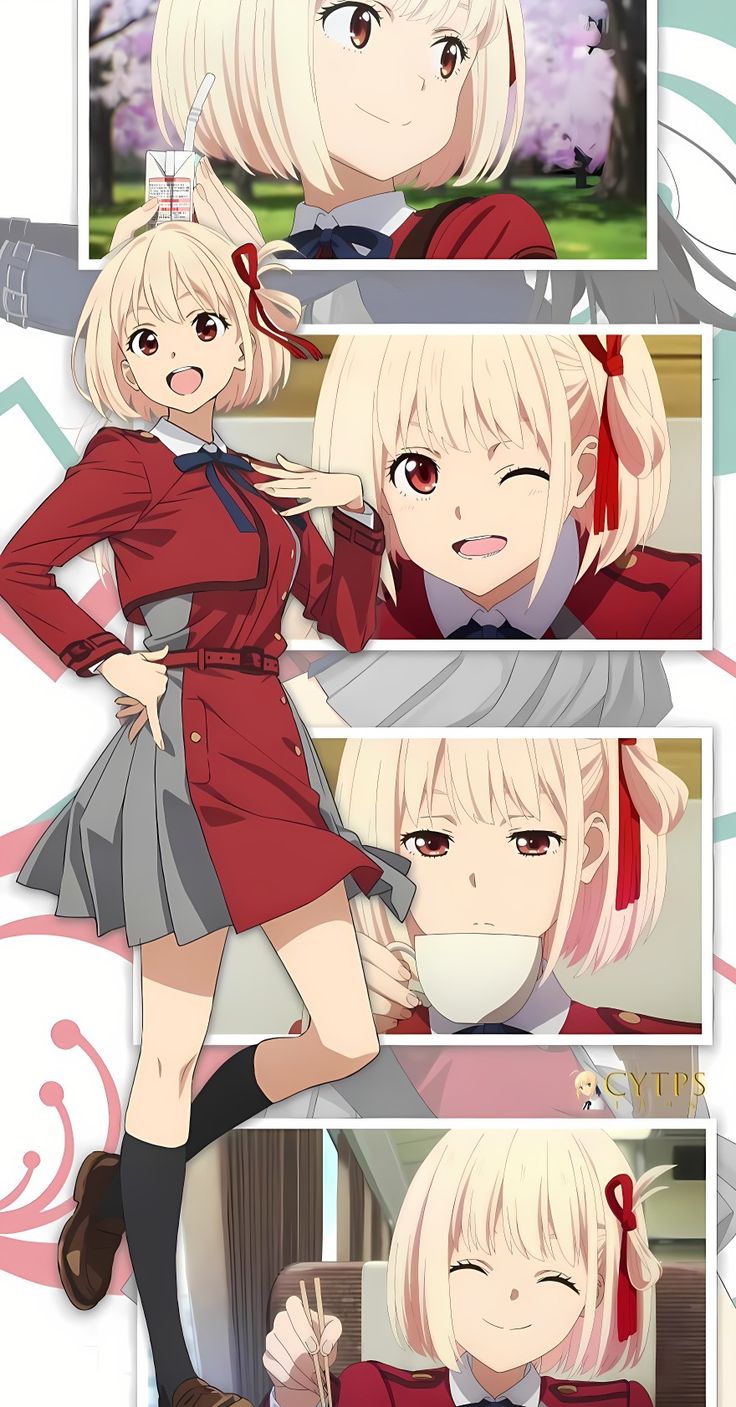 736x1407 Wallpaper Chisato Lycoris Recoil HD【2023】. リコリス, イラスト, アニメーション