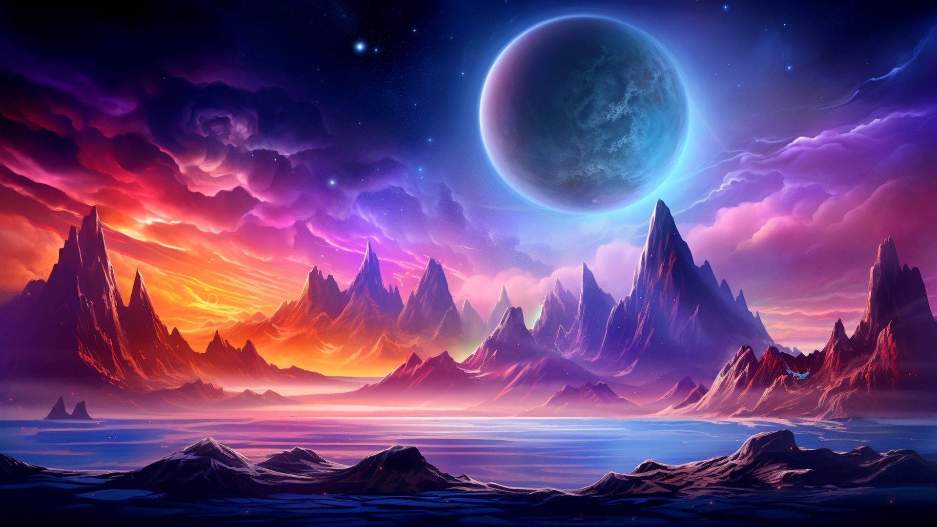 1920x1080 Wallpaper Space Neon42 (FREE DOWNLOAD)