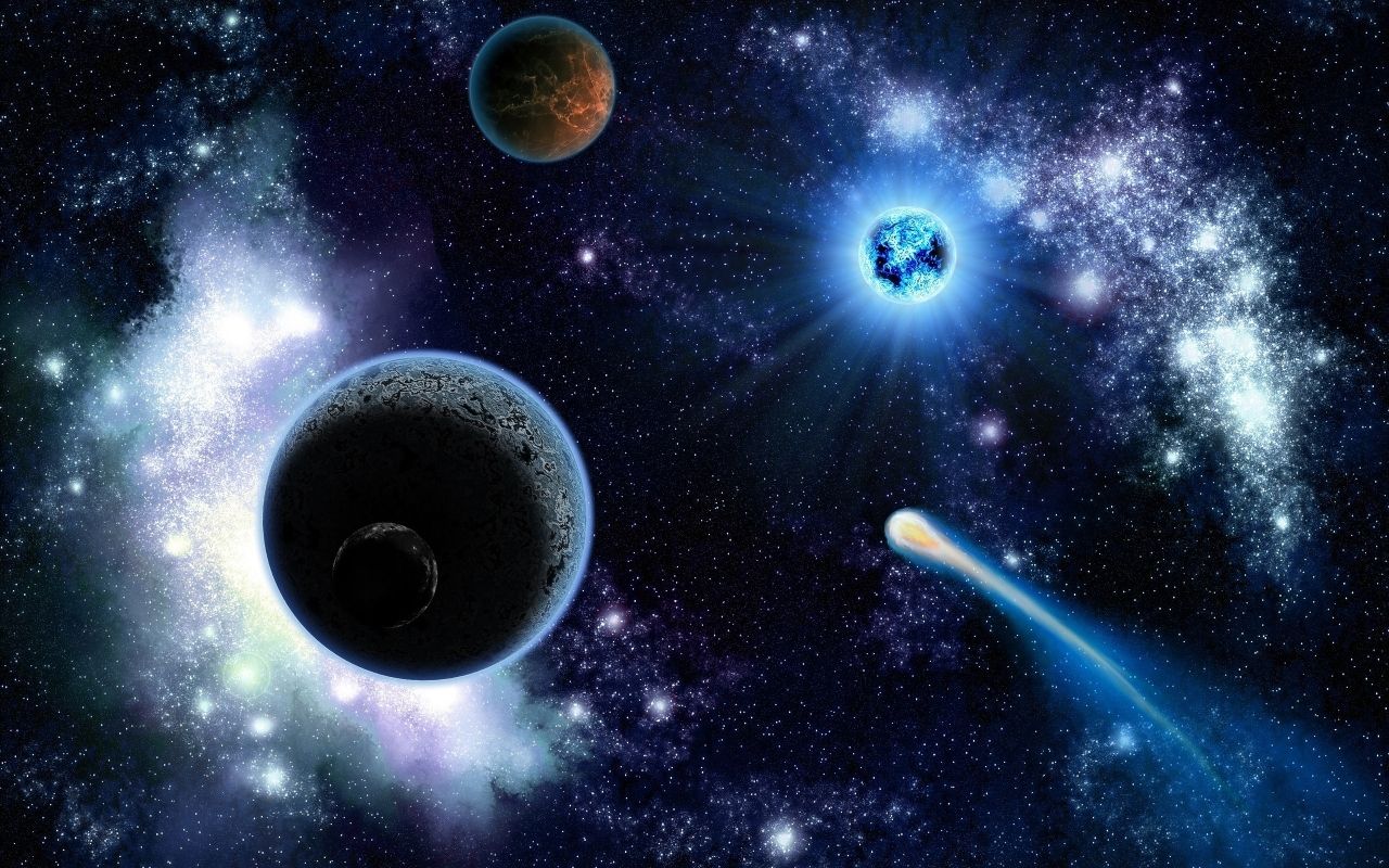 1280x800 The Space World View 1280 x 800 widescreen Wallpaper