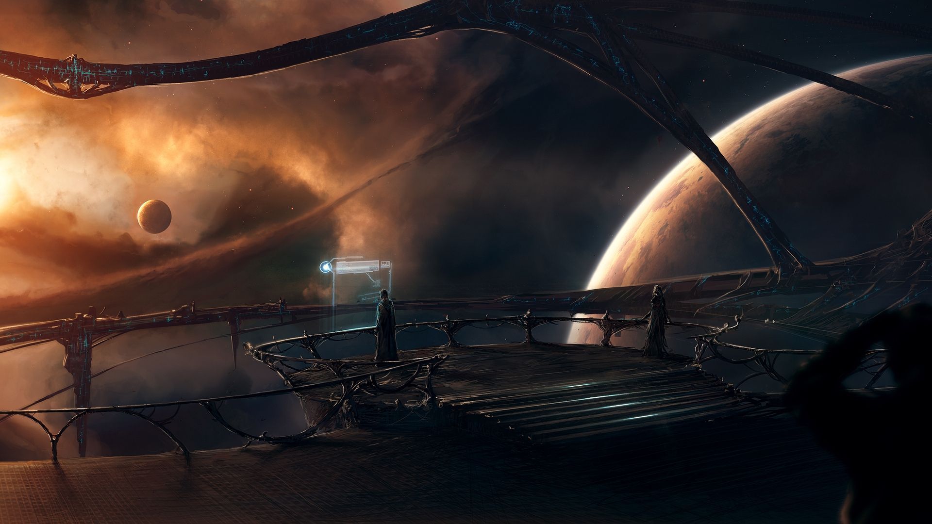 1920x1080 Dark Space World 1920 x 1080 HDTV 1080p Wallpaper