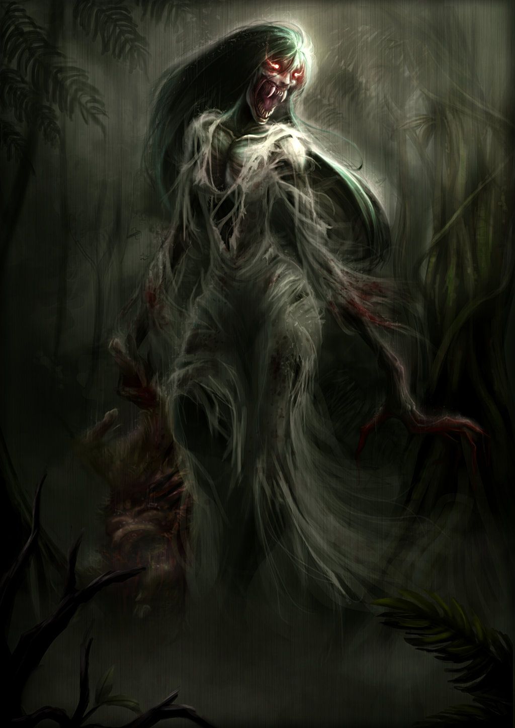1024x1448 The Malay Vampire. Vampire art, Vampire, Scary art