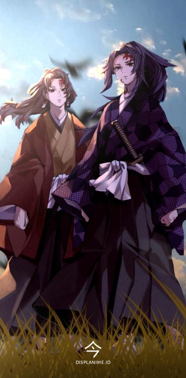 630x1280 Kokushibo and yoriichi Wallpaper Download