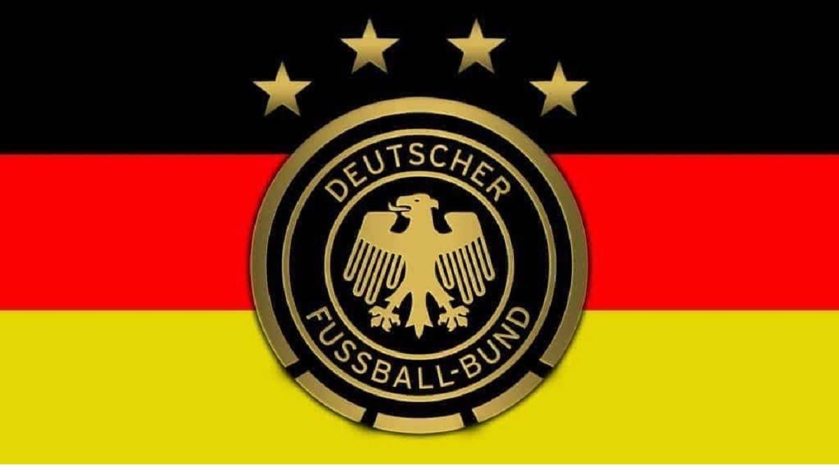1200x675 Download Germany National Football Team Lined Up in Action Wallpaper