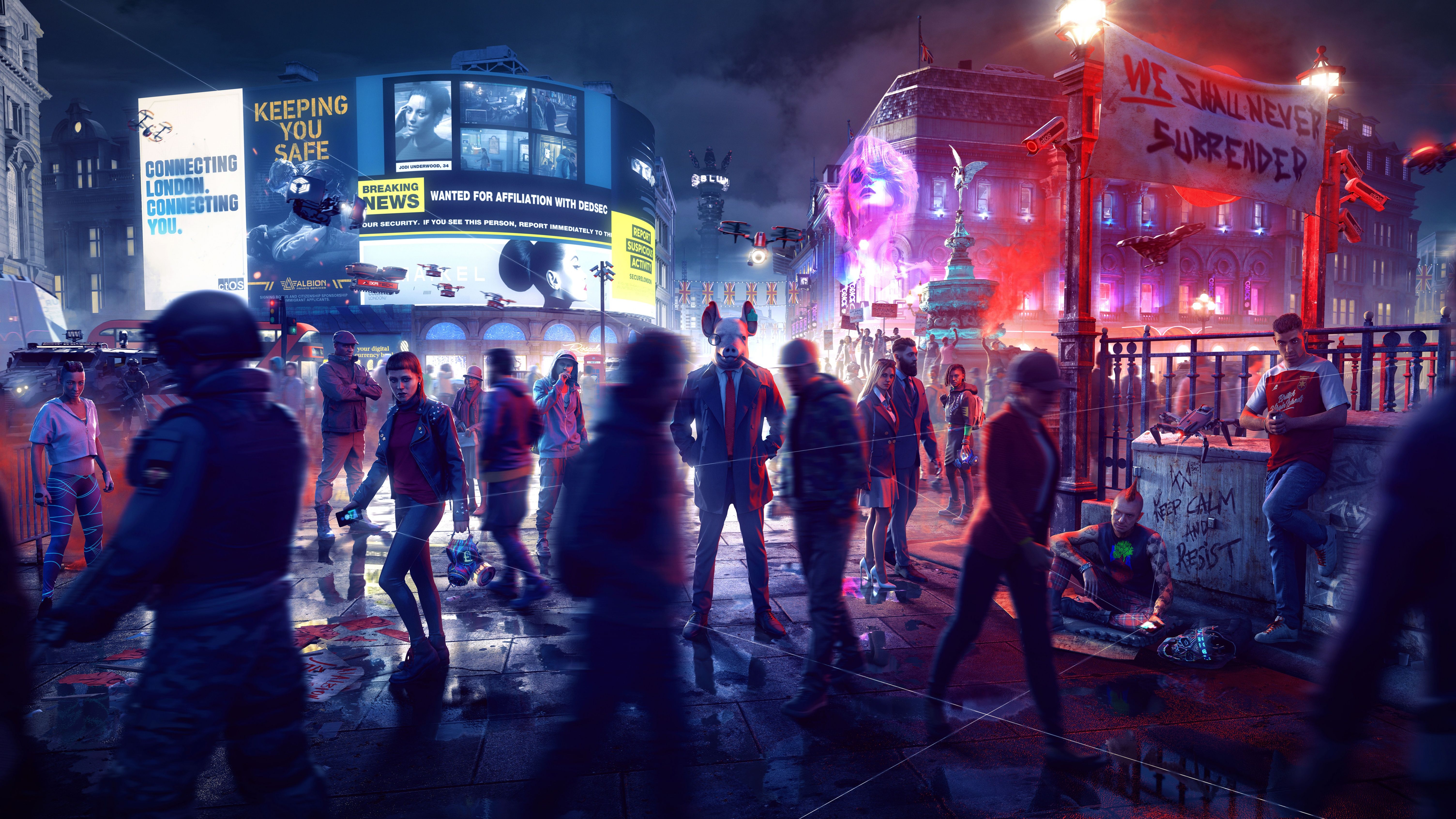 6016x3384 Watch Dogs: Legion Wallpaper 4K, 2020 Games, PlayStation 5