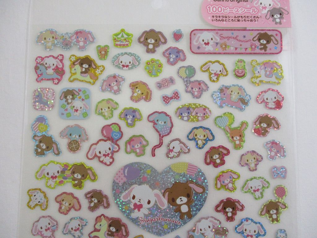 1024x768 Cute Kawaii Sanrio Sugar Bunnies Rabbit Sticker Large Sheet