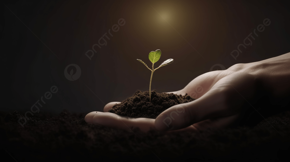 1200x673 Soil Based Growth 3D Illustration Of A Hand Nurturing A Sprouting Plant Background, Plant In Hand, Hand Tree, Plant Tree Background Image And Wallpaper for Free Download