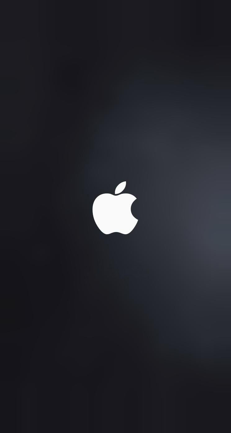 744x1392 Apple Logo HD Wallpaper For iPhone