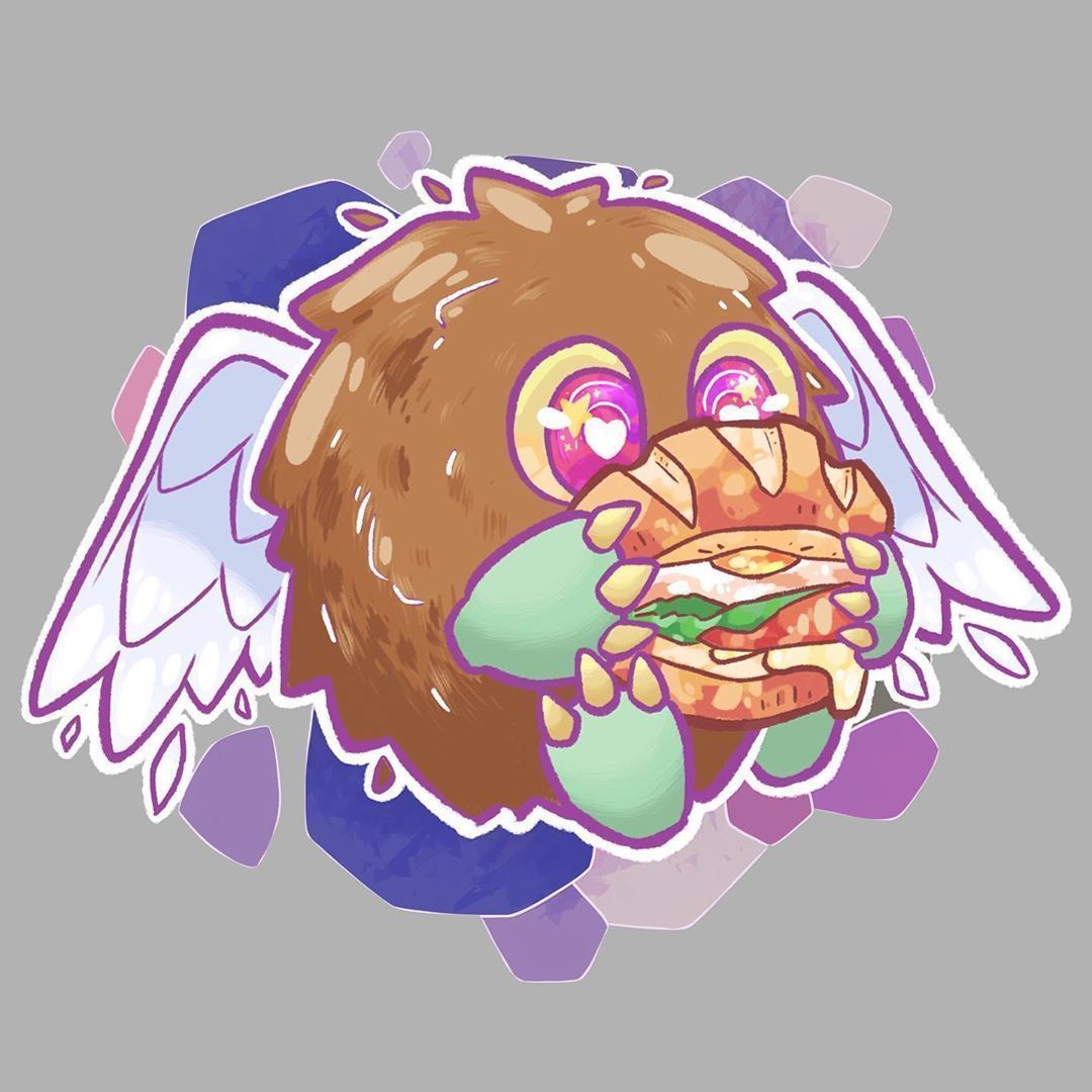 1080x1080 Finished my drawing of my kuriboh. Had some fun experimenting with more digital techniques. #art #artist #illustrator #yugioh #card. Yugioh, Anime, Drawings