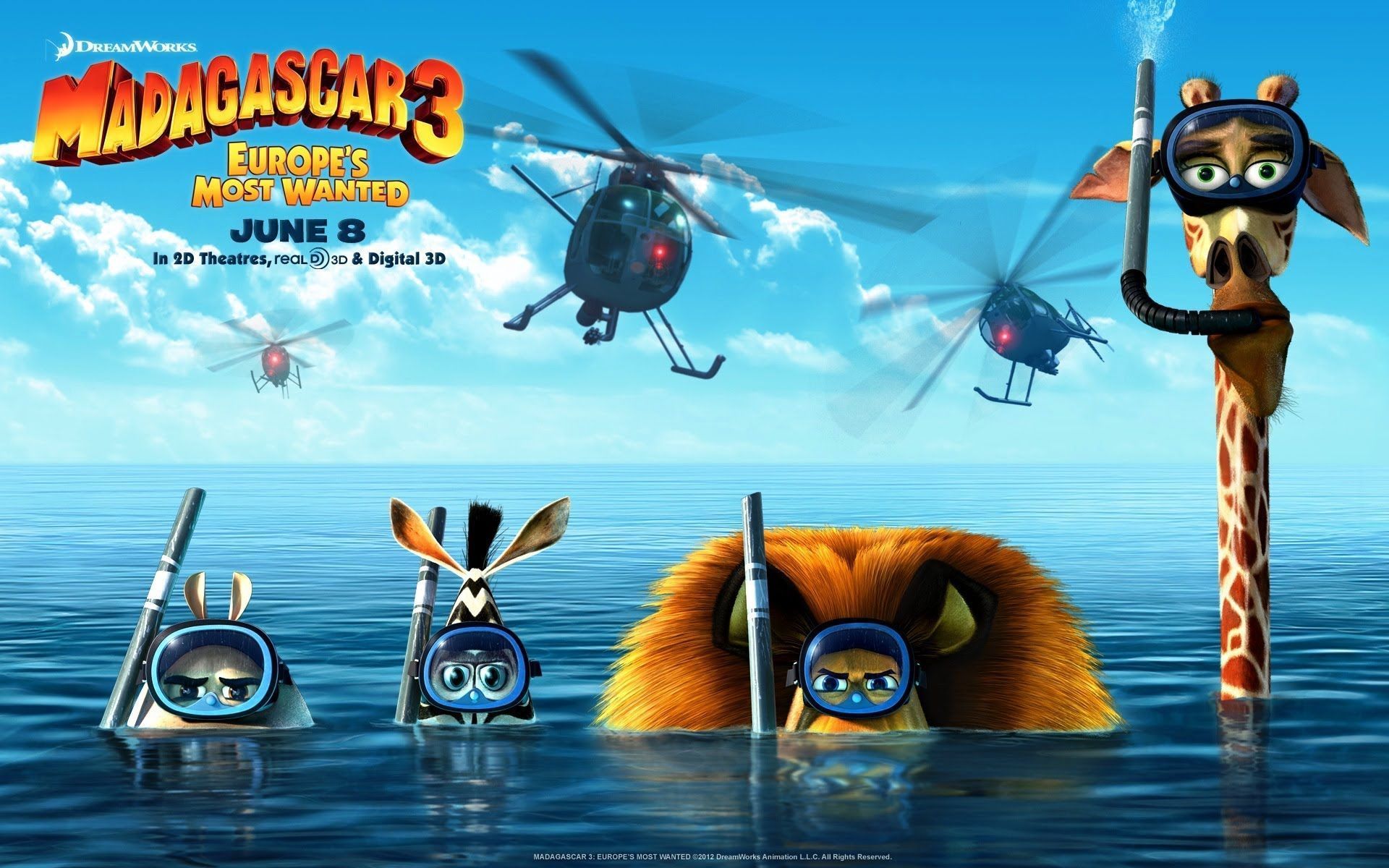 1920x1200 Movie Madagascar 3: Europe's Most Wanted HD Wallpaper