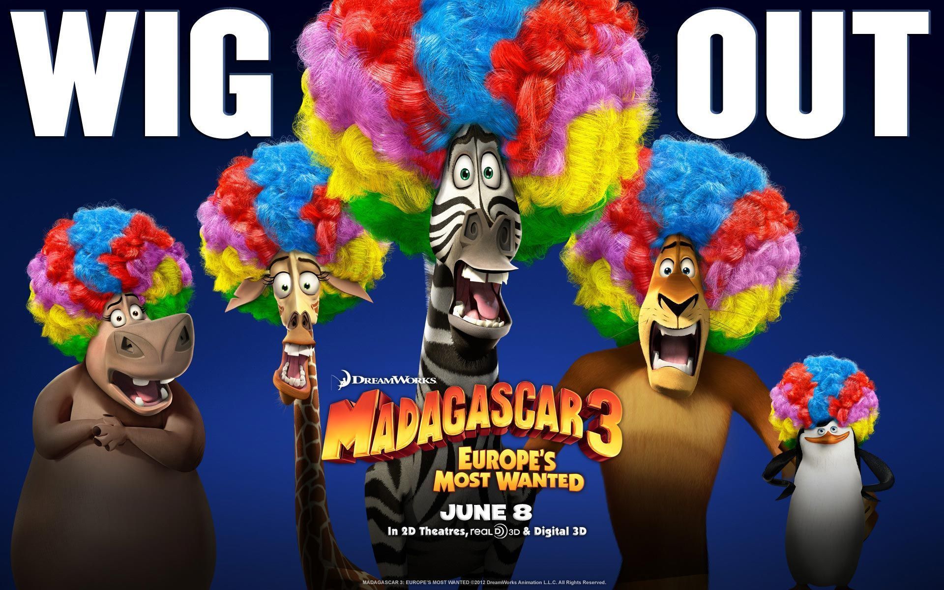 1920x1200 MADAGASCAR 3: EUROPE'S MOST WANTED Wallpaper