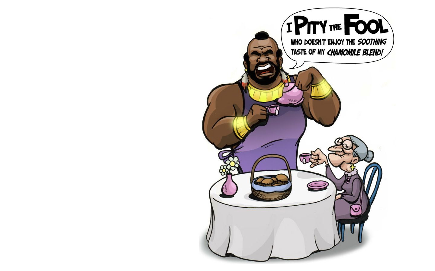 1440x900 WWE HD WALLPAPERS: Mr. T