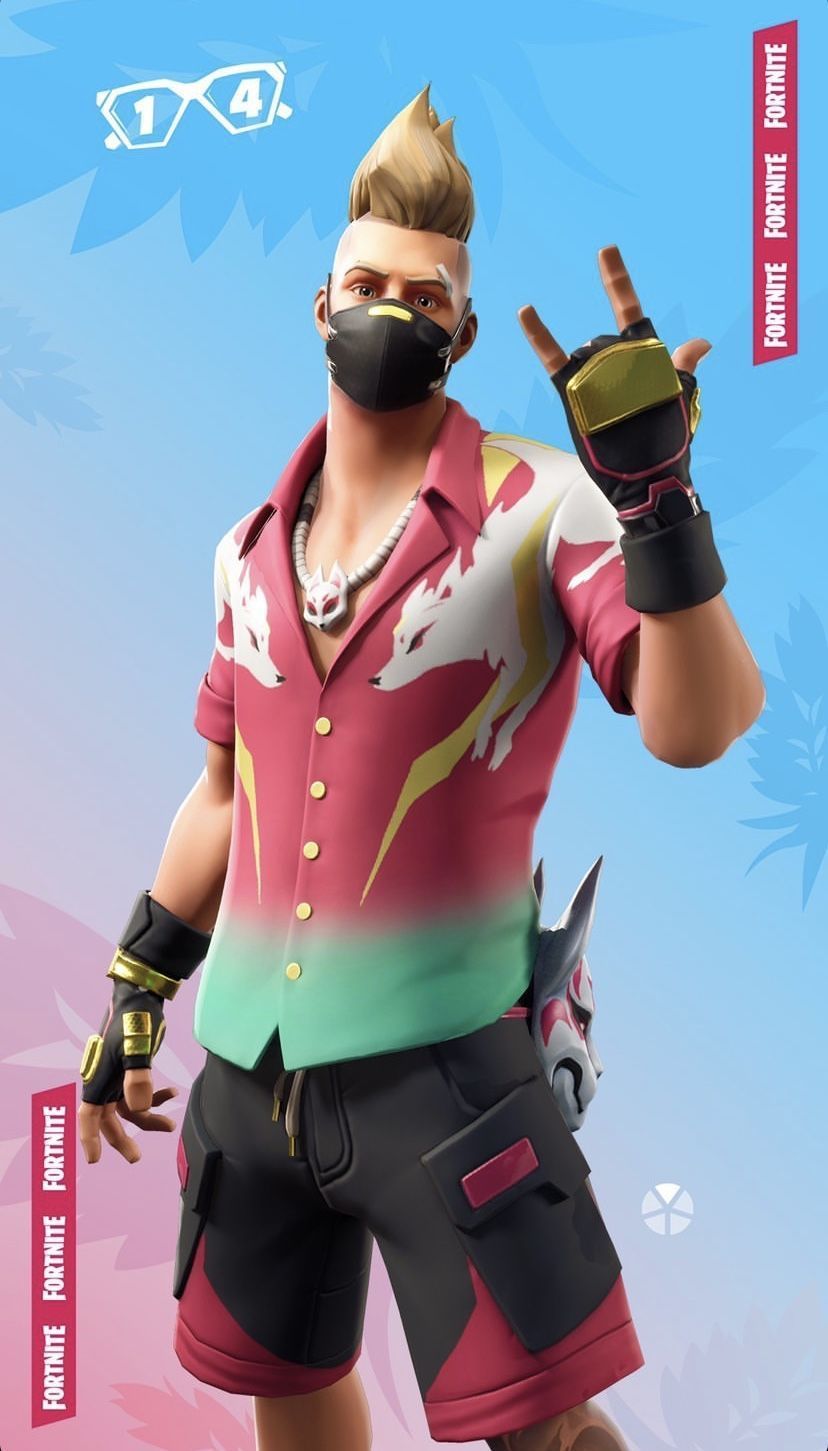 828x1451 Fortnite Kawaii Wallpaper