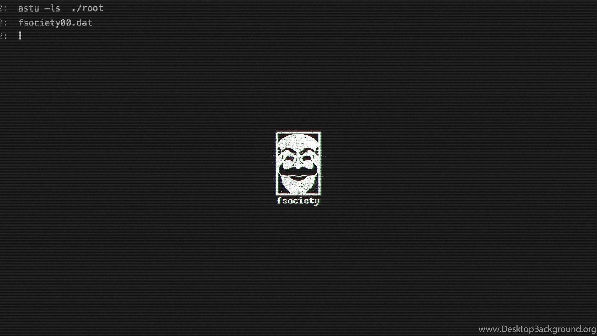 1920x1080 F Society Mr Robot Wallpaper Desktop Background